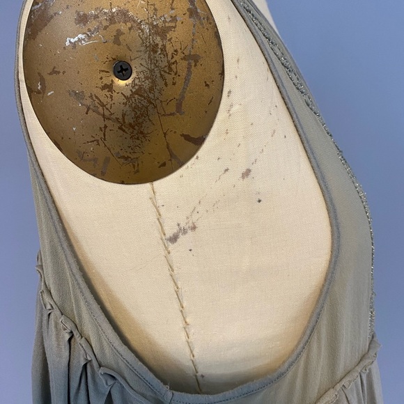 Banana Republic Grey Silk Blend Dress Size XL - Slip style - Picture 7 of 11